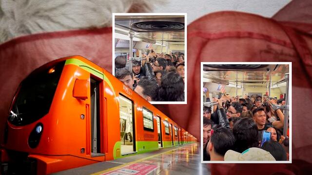 Fans de Lady Gaga cantando en el Metro CDMX