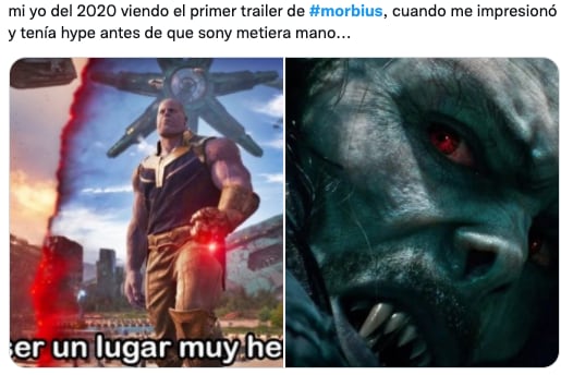 Memes sobre 'Morbius'
