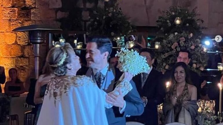 Así fue el baile nupcial de Elba Esther Gordillo y Luis Antonio Lagunas (VIDEO)