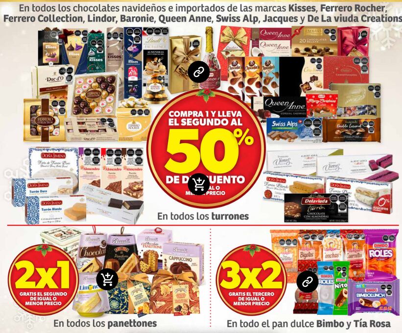 Lleva un producto y el segundo te sale al 50% de descuento en el folleto Soriana Súper año nuevo