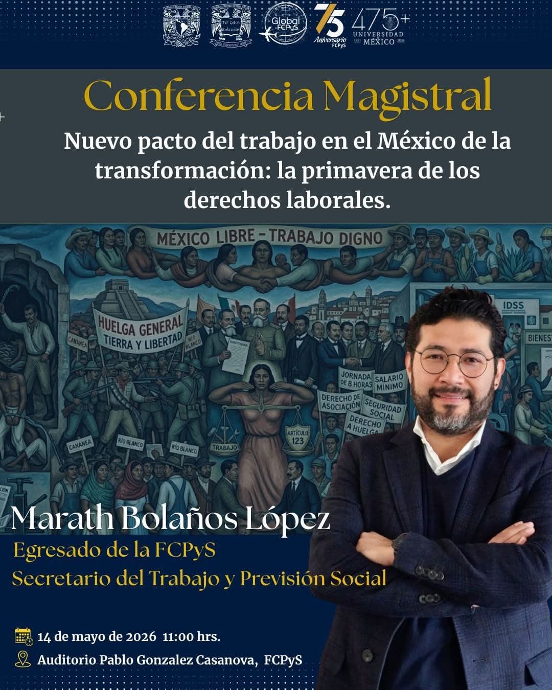 Conferencia de Marath Bolaños es interrumpida en protesta por las 40 horas