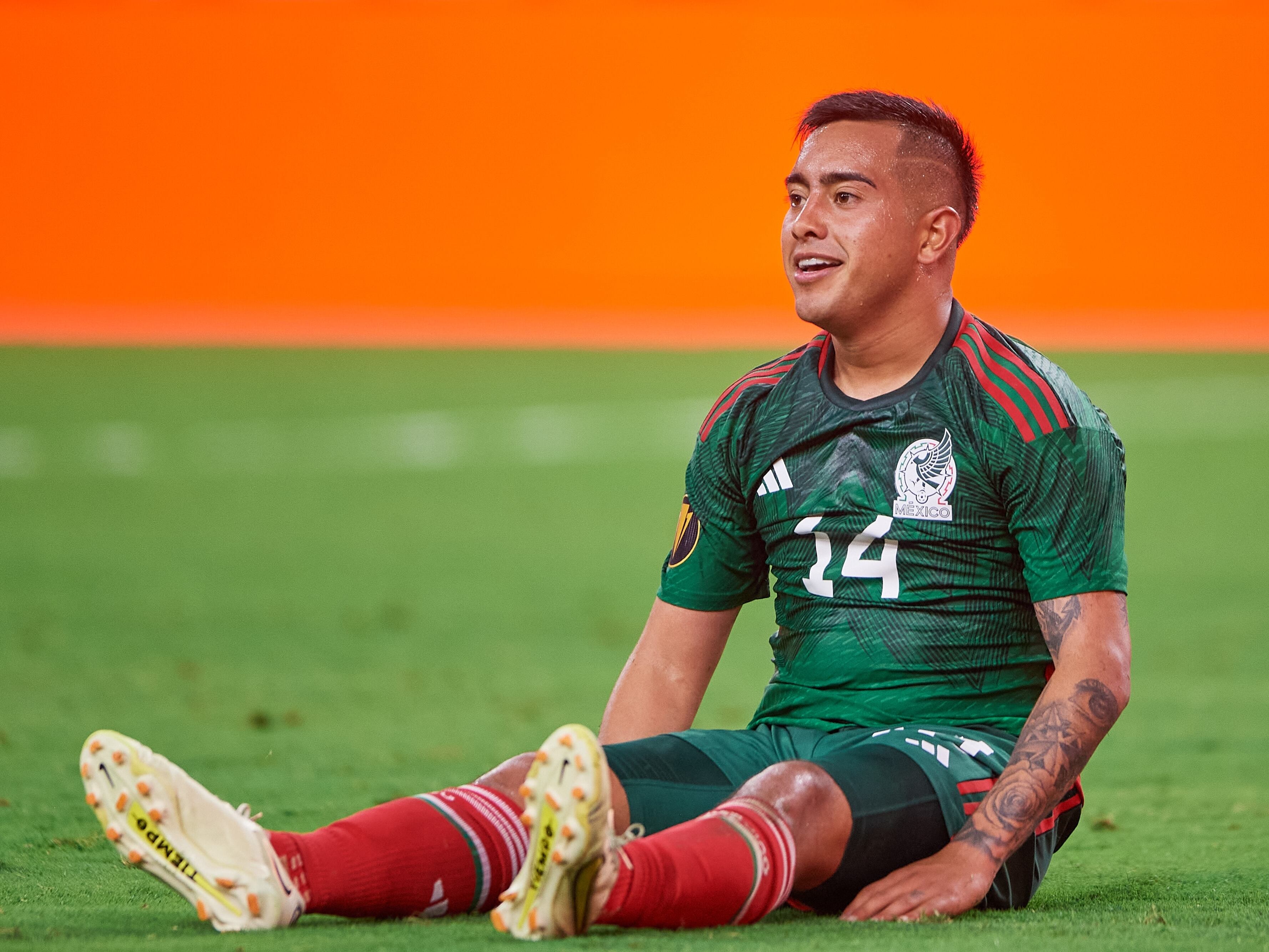 Erick Sánchez con la Selección Mexicana.