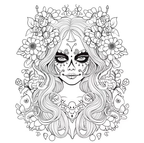 Mandalas Día de Muertos 2024