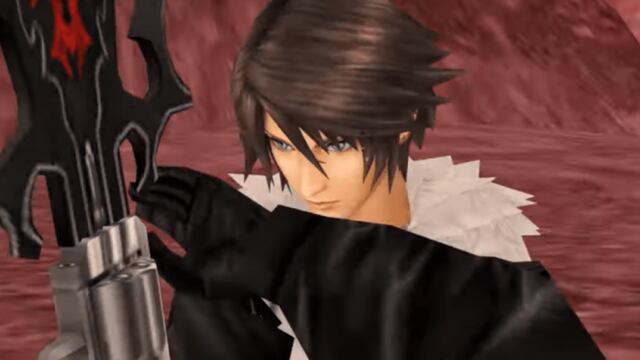 Squall en Final Fantasy VIII Remastered