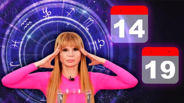 Mhoni Vidente: Horóscopos para la semana del 14 al 19 del mayo
