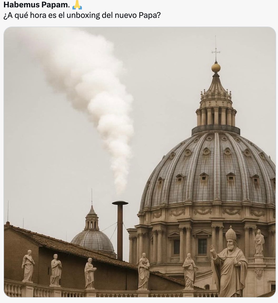 Los memes del Habemus papam tras la elección del nuevo papa