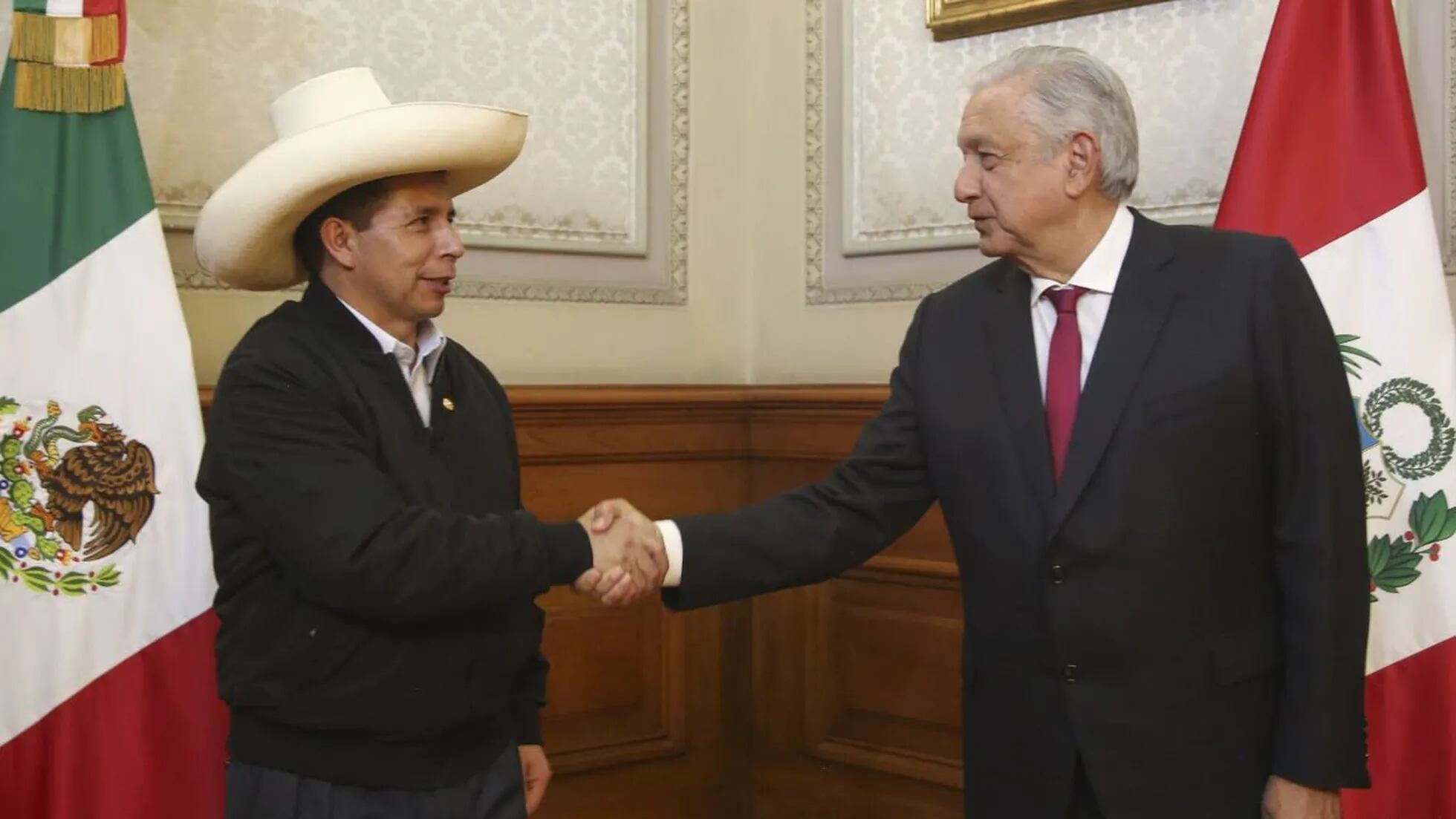 AMLO y Pedro Castillo
