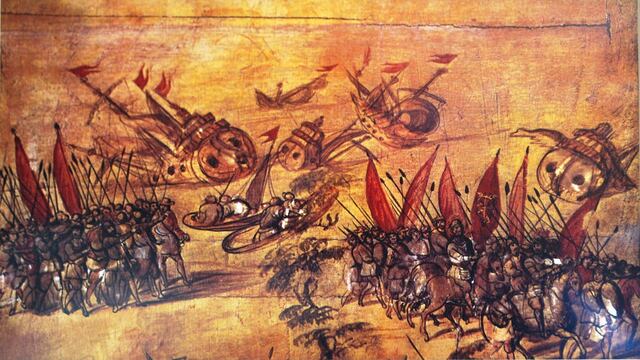 La quema de las naves.