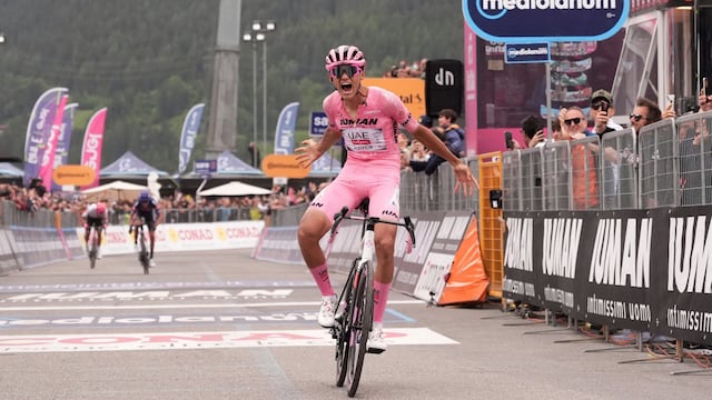 Isaac del Toro no solo gana etapas sino también rompe récords; estas son sus marcas en el Giro de italia