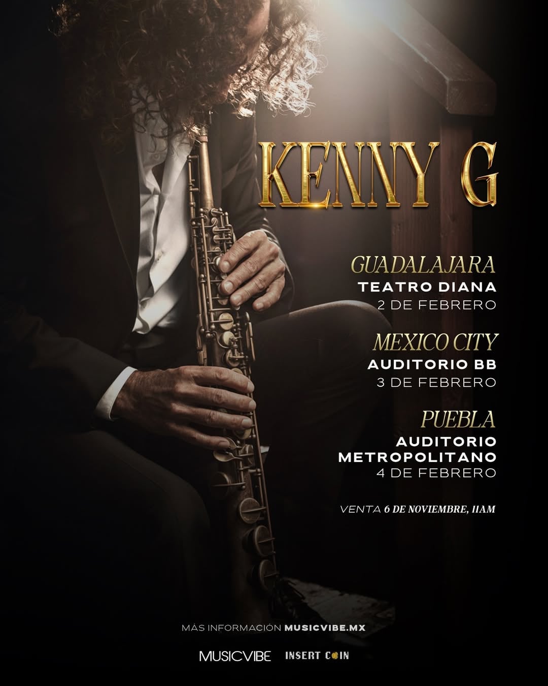 Los conciertos de Kenny G en México.