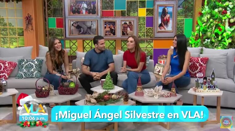 Tania Rincón conoce a Miguel Ángel Silvestre en Venga la Alegría