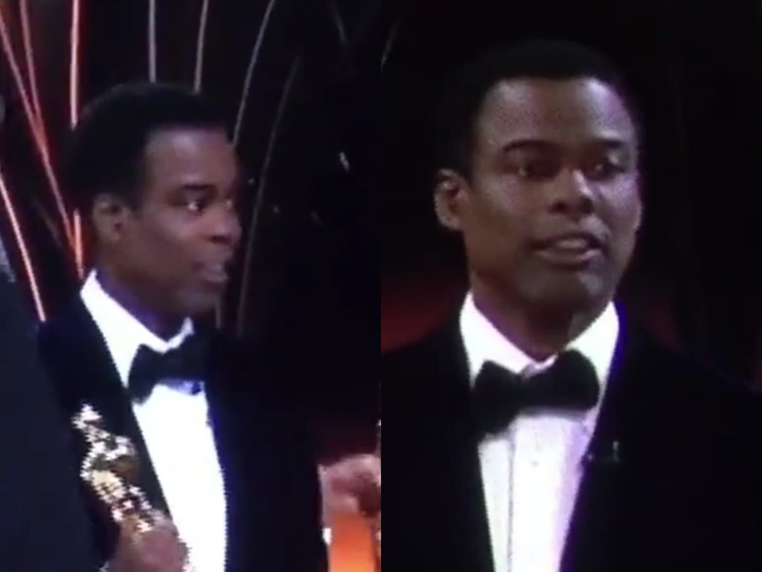 Chris Rock; así reaccionó a golpe de Will Smith.