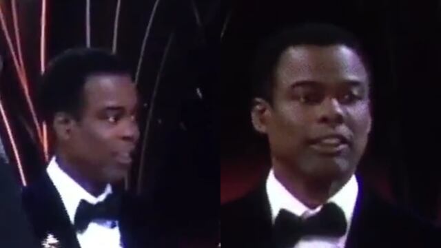 Chris Rock; así reaccionó a golpe de Will Smith.