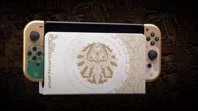 Presentan el nuevo Nintendo Switch OLED versión Zelda Tears of the Kingdom Edition