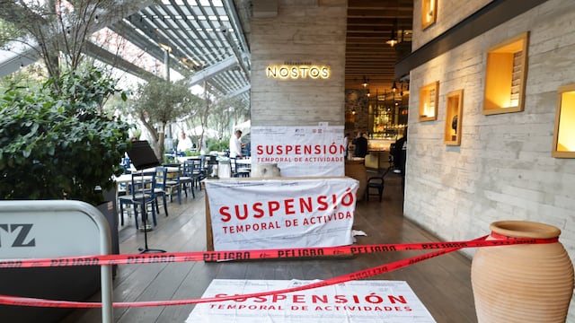 Nostos Artz Pedregal: colocan sellos de suspensión en restaurante; investigan negligencia