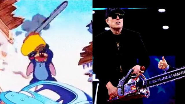 Memes de motosierra de Javier Milei a Elon Musk