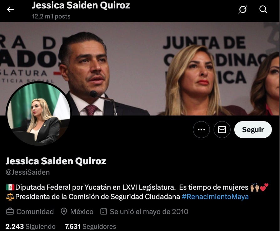 Jessica Saiden y Omar García Harfuch