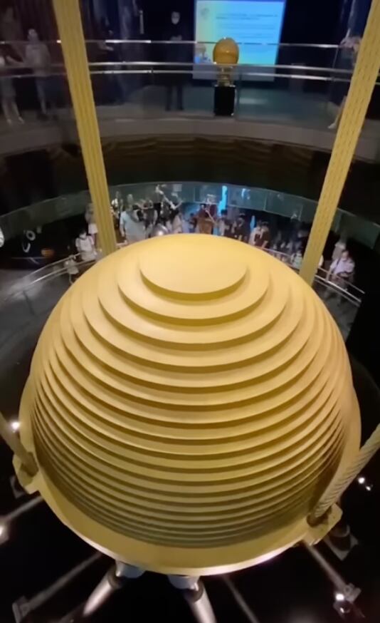 Amortiguador de viento, Observatorio Taipei 101