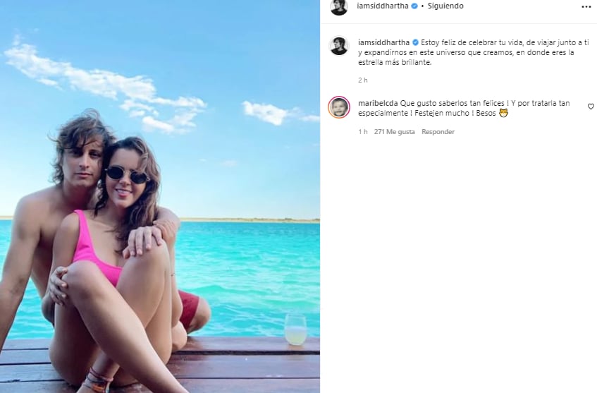 Siddhartha comparte texto a Yuya por su cumpleaños.