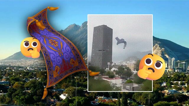 ¿De qué partido era la lona voladora de Monterrey?