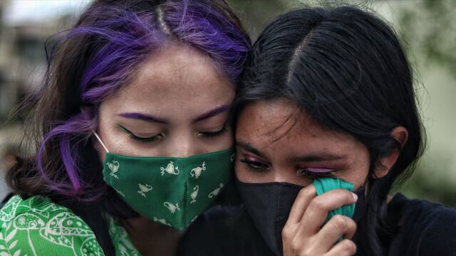 Protesta por el aborto legal