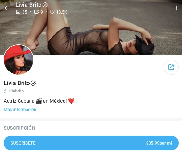 Livia Brito debuta en OnlyFans