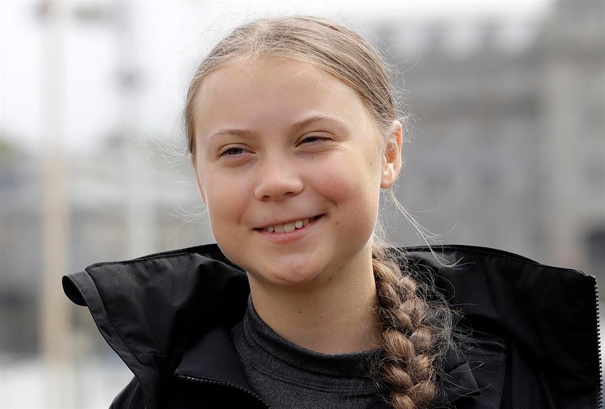 Greta Thunberg.