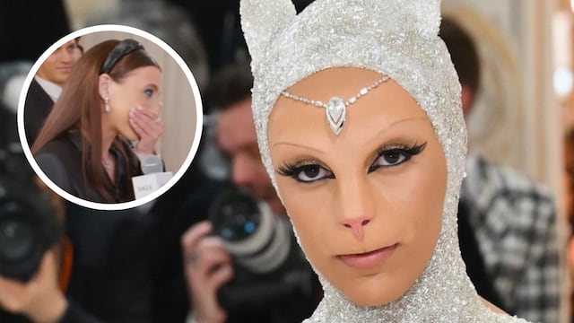 La incómoda entrevista de Doja Cat gato en Met Gala 2023.