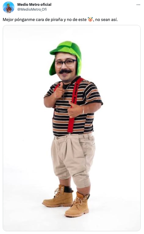 Medio Metro cara de Mau Nieto