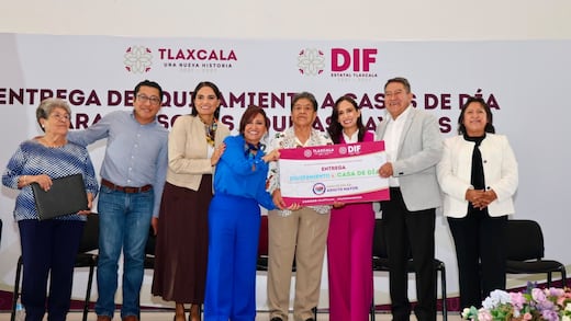 Lorena Cuellar consolida modelo de cuidados para infancias y personas mayores en Tlaxcala