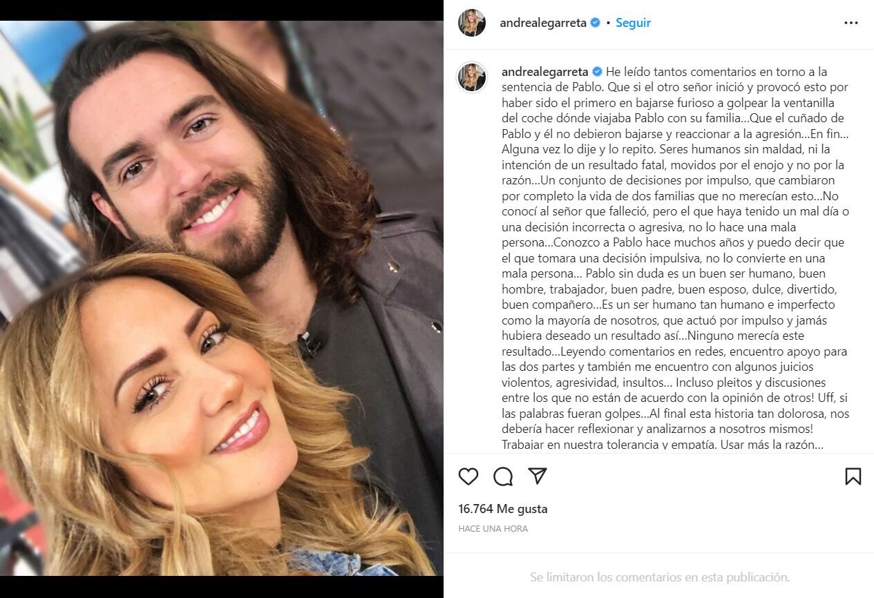Andrea Legarreta y Pablo Lyle
