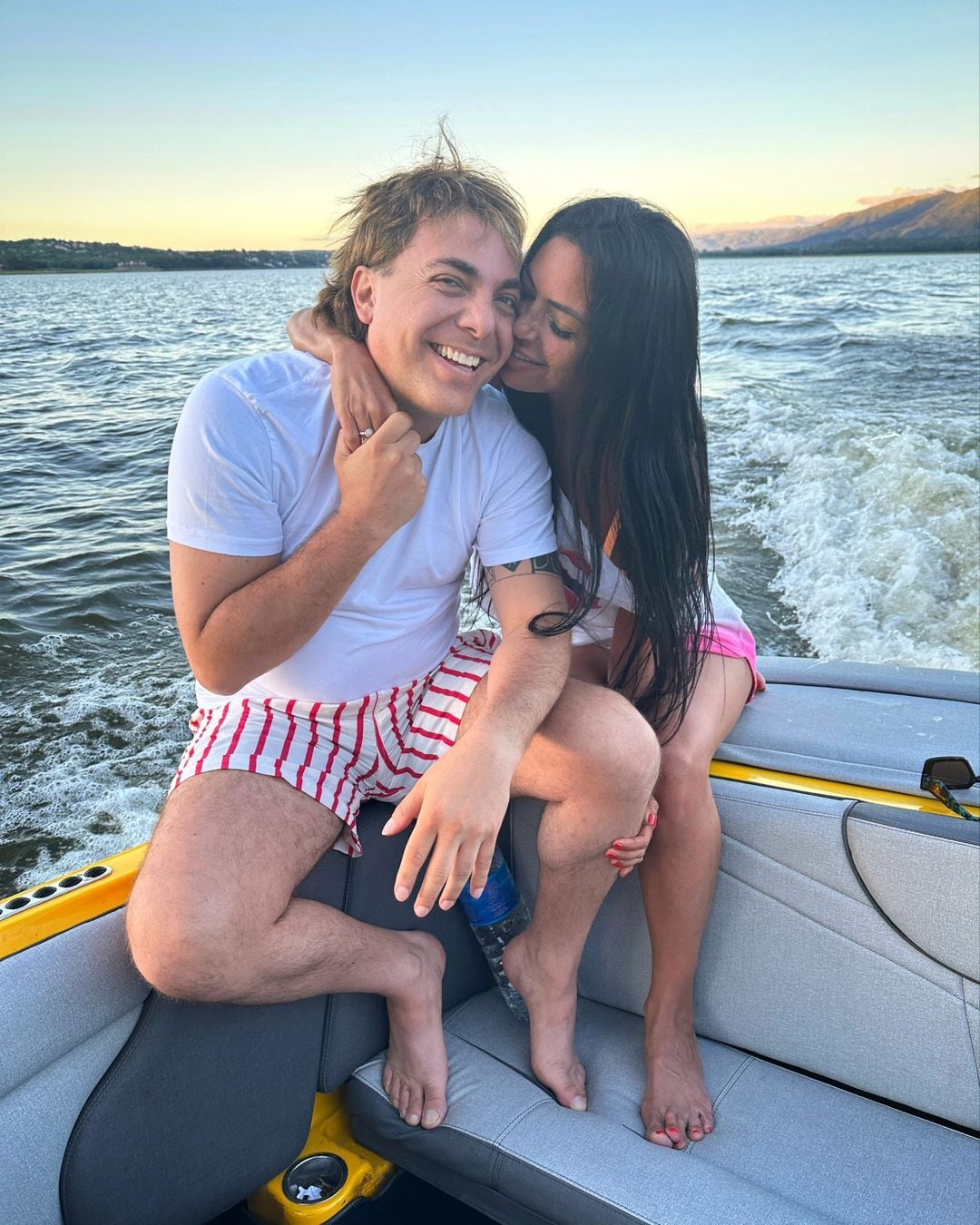 Cristian Castro y Mariela Sánchez