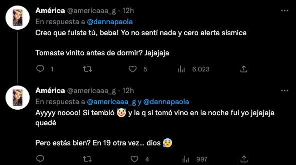 Los fans de Danna Paola le dan la razón sobre el sismo