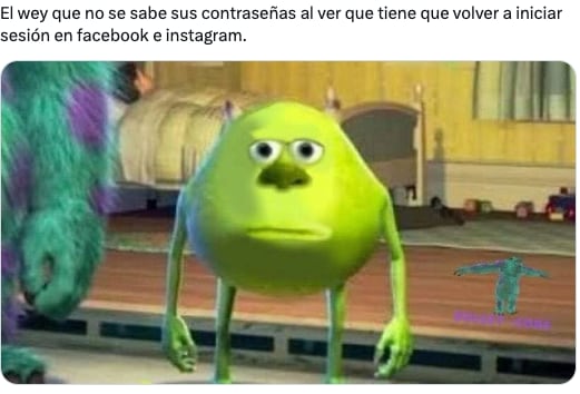 Los memes de la caída de Facebook e Instagram