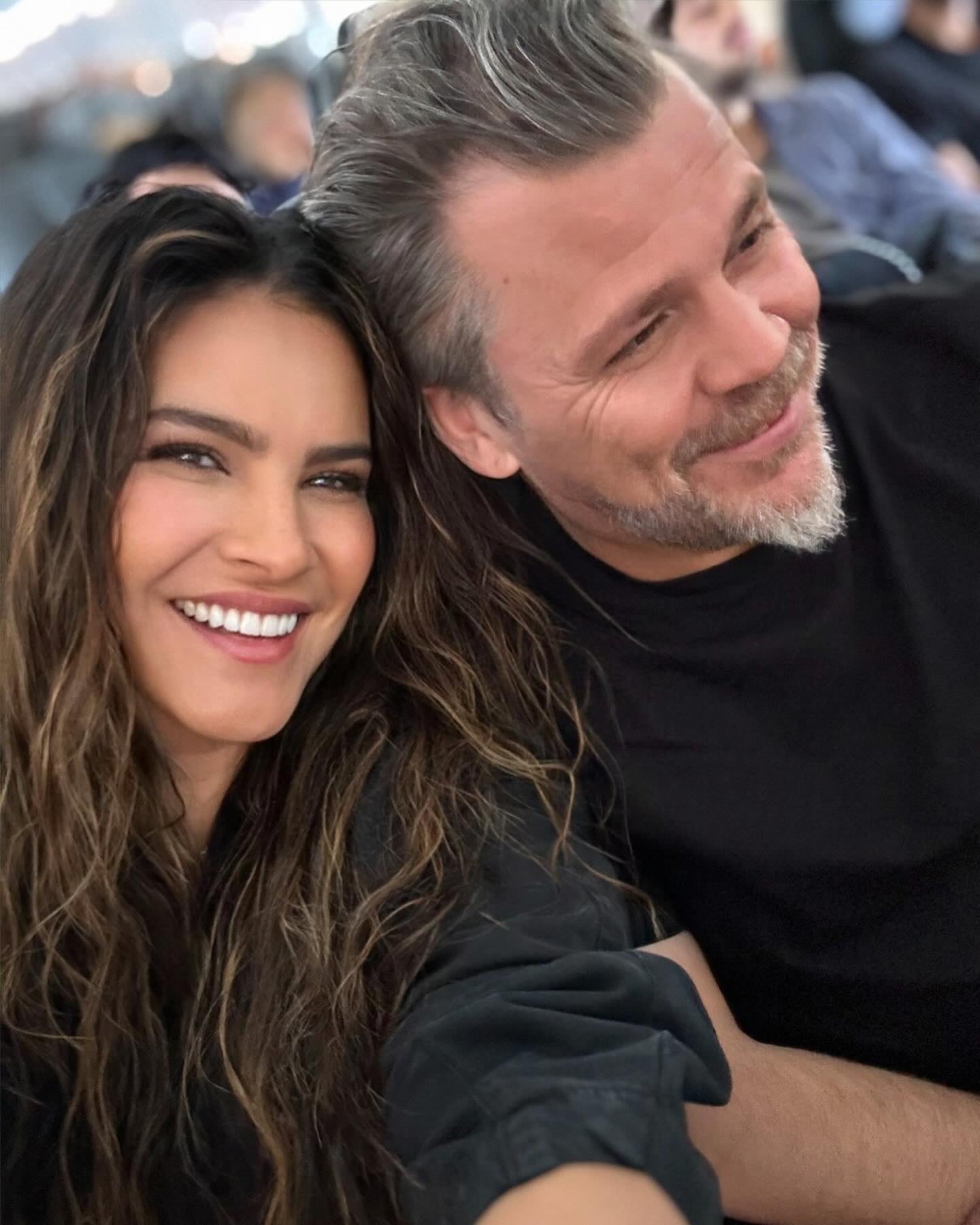 Litzy con el chef Poncho Cadena.