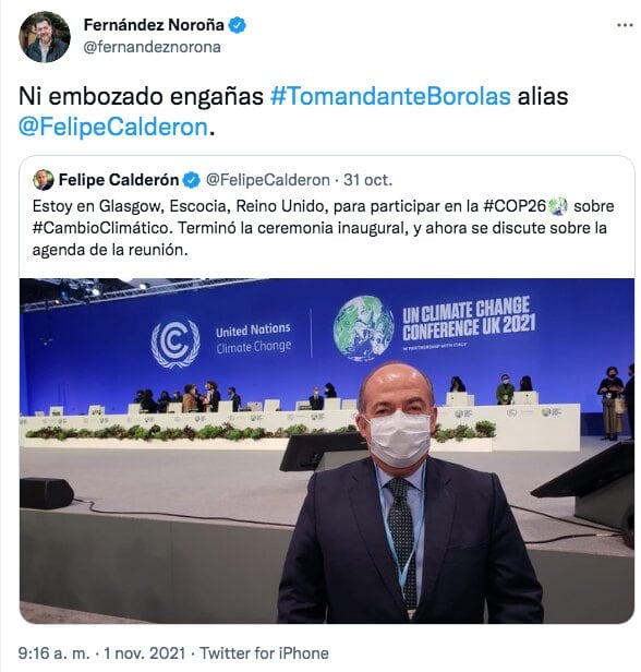 Tuit de Gerardo Fernández Noroña