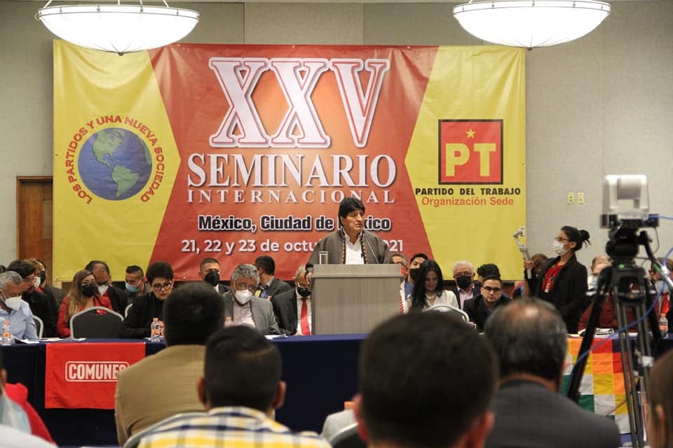 Evo Morales, expresidente de Bolivia