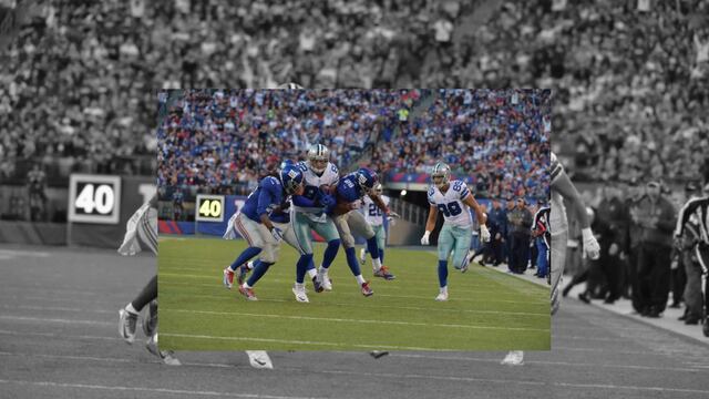 Dallas vence 13-10 a los Gigantes en la primera mitad