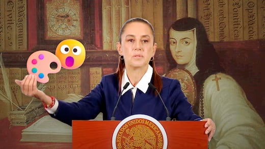 Sheinbaum: imagen de Sor Juana es una interpretación