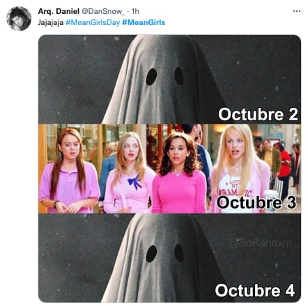 Memes del 3 de octubre porque Mean Girls