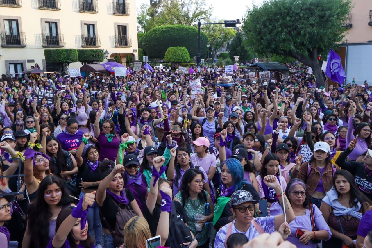Marcha del 8M en Querétaro