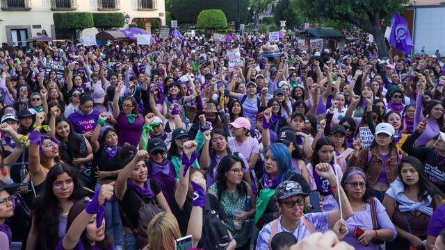 Marcha del 8M en Querétaro