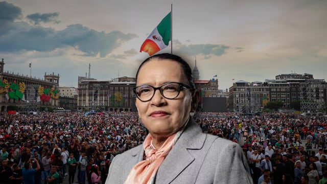 Rosa Icela Rodríguez muestra cómo luce el Zócalo para el Grito de Independencia