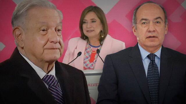 AMLO, Xóchitl Gálvez, Felipe Calderón