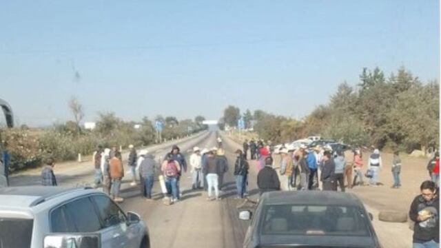 Bloqueo en la Autopista México-Querétaro