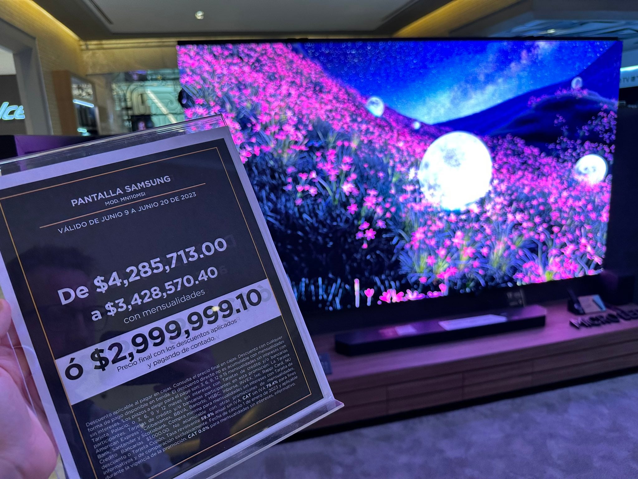 Samsung 110 pulgadas Microled: Televisor que vale más de 3 millones de pesos