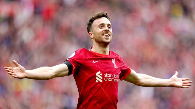Diogo Jota fue campeón de la Premier League con el Liverpool FC.