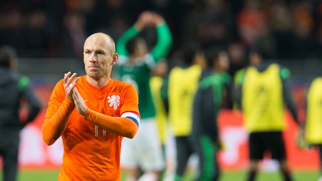 Arjen Robben contra México.