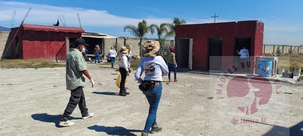 Madres Buscadoras de Jalisco en rancho Izaguirre del CJNG