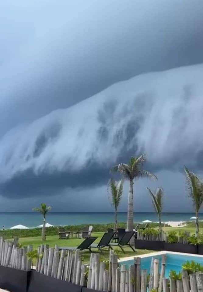 NUBES CINTURÓN EN TAMPICO